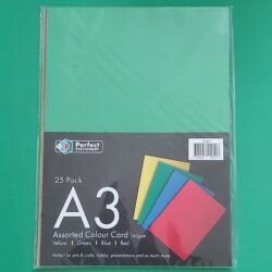 A3 Card 5 Colours 25pk