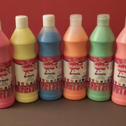Paint Fluorescent 600ml 6pk assd