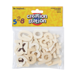 Wooden Numbers & Symbols