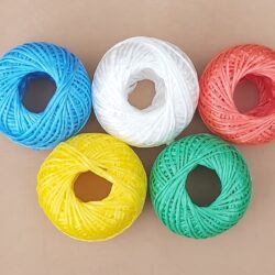 Poly Twine Assd Colours 5pk