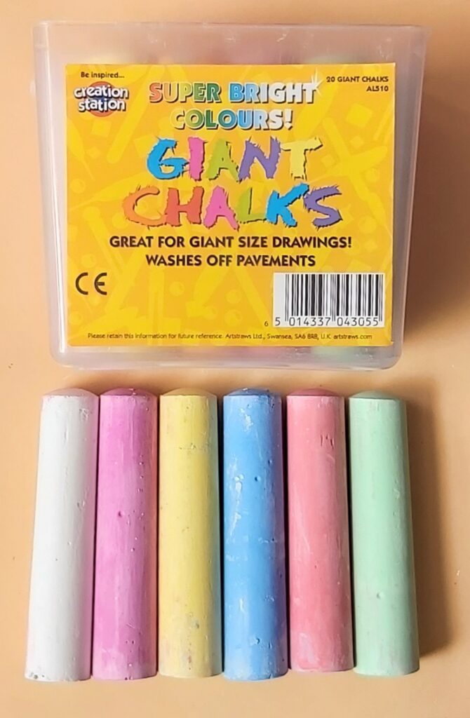 DUSTLESS CHALK - ASSORTED COLOURS (100pk)