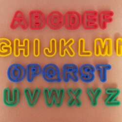 Dough Cutters Alphabet - Upper Case 26 pack