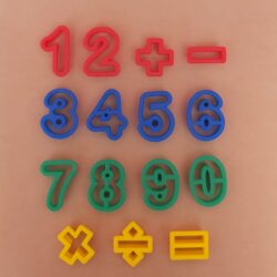 Dough Cutters Numbers & Symbols 15 pack