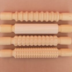 Wooden Rolling Pins 4pk  Assd