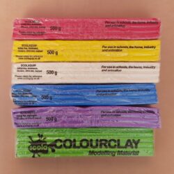 Coloured Clay 3kg 6 assd