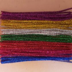 Tinsel Pipe Cleaners 300mm 100pk