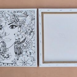 Colour Your Own Canvas Face 30cm x 30cm