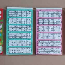 Jumbo Bingo Tickets Red 600 Tickets
