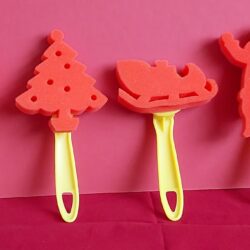 Christmas Sponge Stamper 4pk