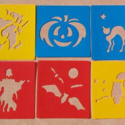 Halloween Plastic Stencils