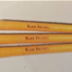 Junior Chubby Brushes - Yellow - 10 Pack