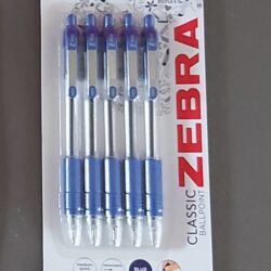 Ballpoint Pen Z-Grip - Blue - 5 pack