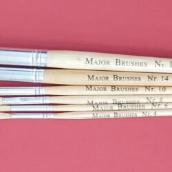 Round Brushes - Assorted Sizes - 6 pack
