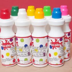 Chubbie Chalk Markers - 75ml Assorted Colours - 8 pack