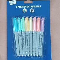 Permanent Markers - Pastel Colours - 8 pack