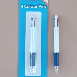 Pen Retractable - 4 Colours